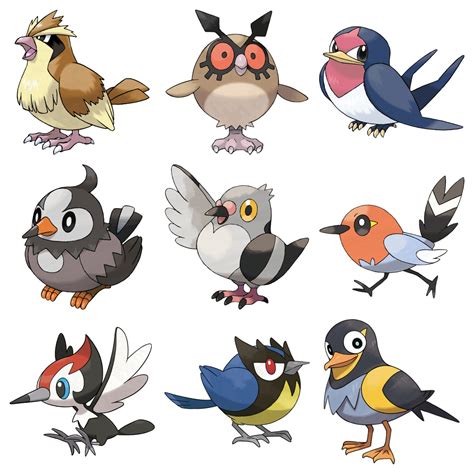Bird Pokémon .